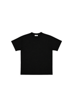 Roz Heavyweight Cotton Crop T-Shirt - Jet Black