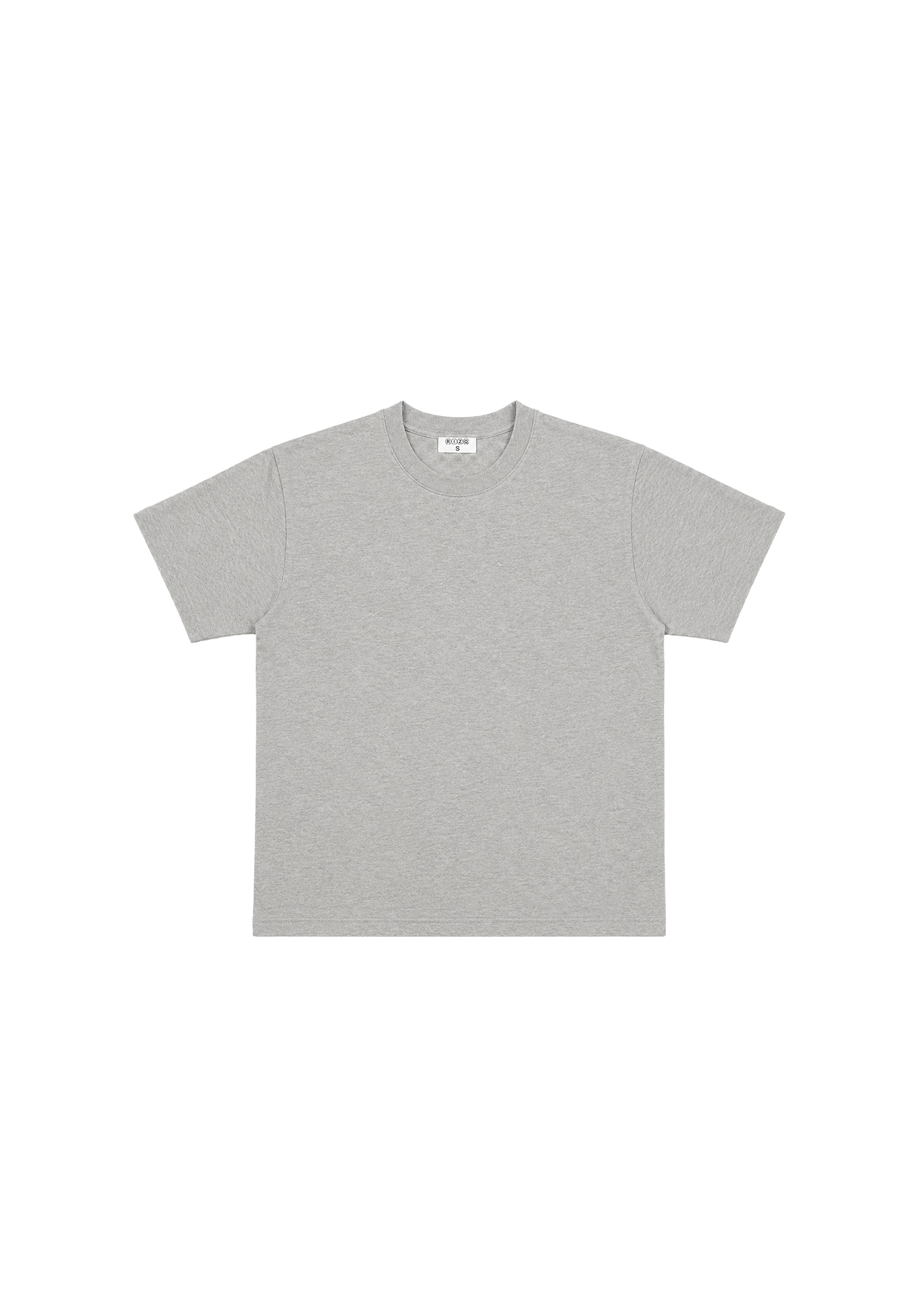 Roz Heavyweight Cotton Crop T-Shirt - Vintage Grey
