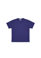 Roz Ultra Heavyweight Cotton Crop T-Shirt - Navy Blue