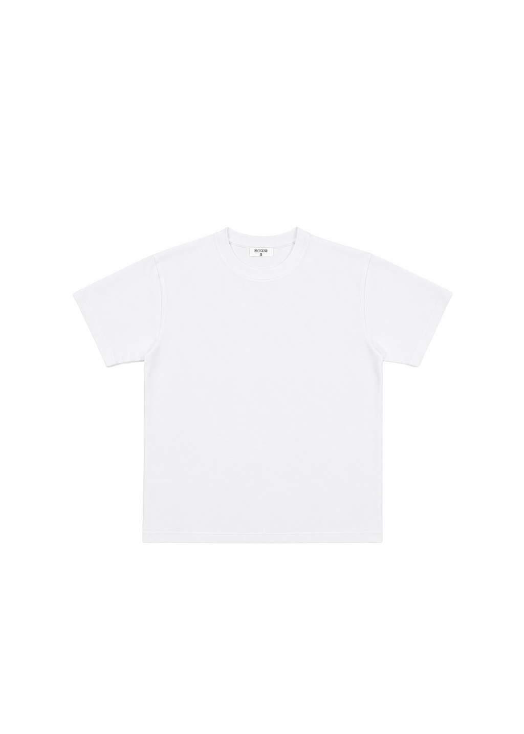 Roz Heavyweight Cotton Crop T-Shirt - Classic White