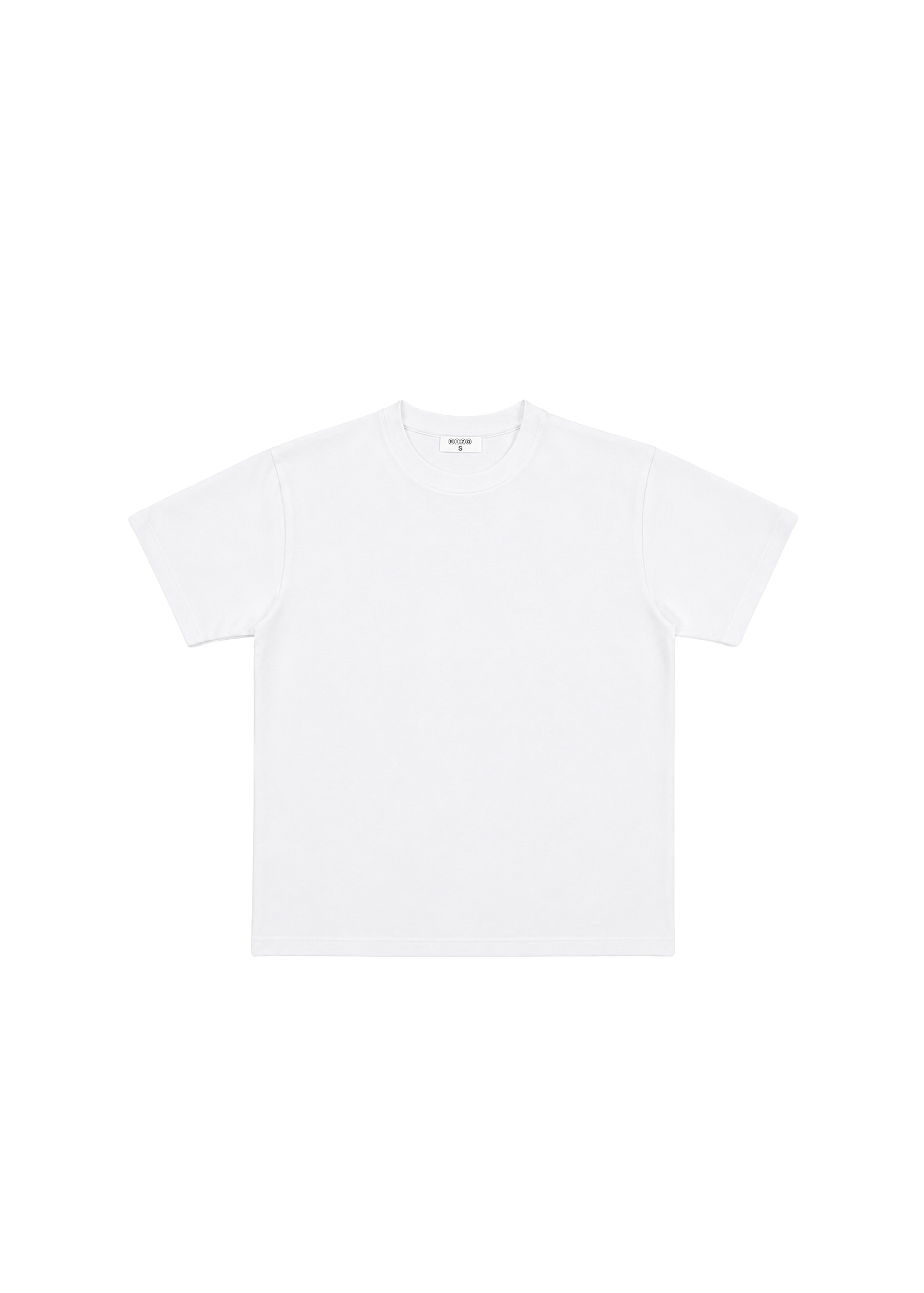 Roz Heavyweight Cotton Crop T-Shirt - Classic White